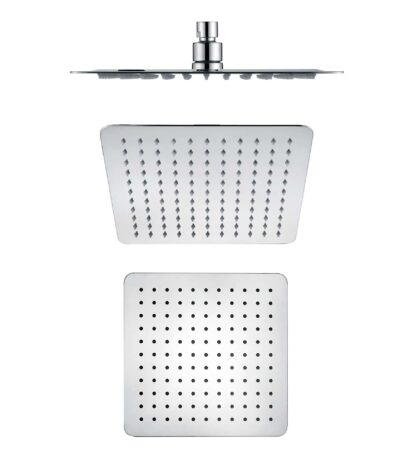 Nova 250mm Square Overhead Shower - Mirror Polish - Chrome | PRS0901N