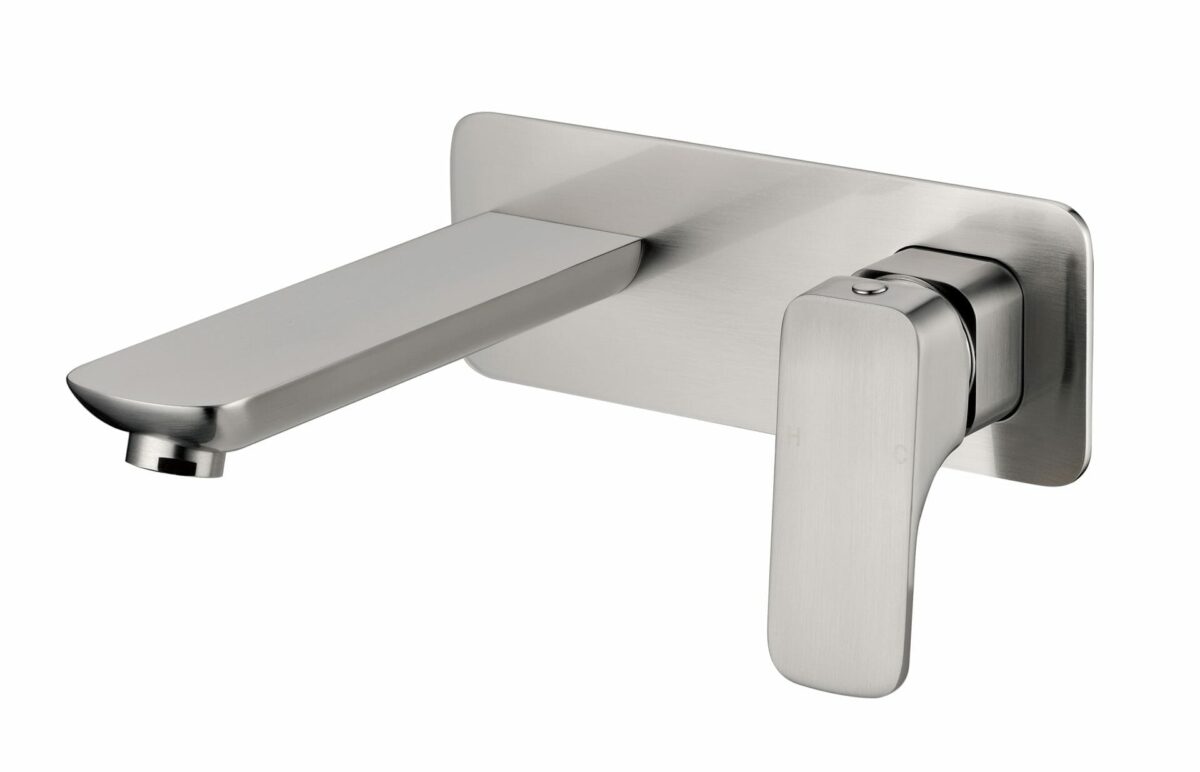 Nova Wall Basin Mixer - Brushed Nickel | PSR3006SB-BN