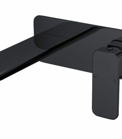 Nova Wall Basin Mixer - Matt Black | PSR3006SB-B