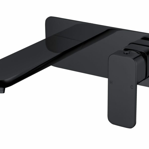 Nova Wall Basin Mixer - Matt Black | PSR3006SB-B