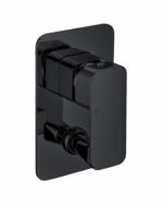 Nova Wall Mixer With Diverter - Matt Black | PSR3005SB-B