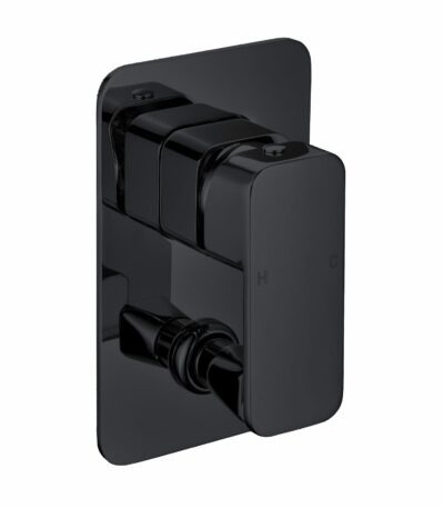 Nova Wall Mixer With Diverter - Matt Black | PSR3005SB-B