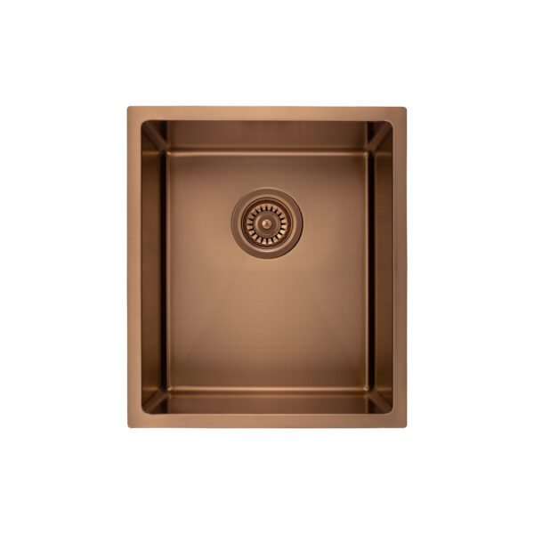 Ohelu Single Kitchen Sink 380mm - Brushed Copper