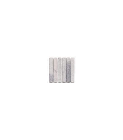 Okawa Rounded Finger Mosaic Tile - Grey Marble (Sample)