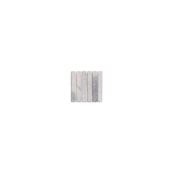 Okawa Rounded Finger Mosaic Tile - Grey Marble (Sample)