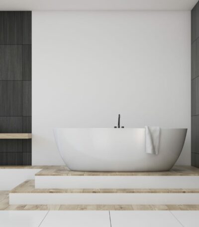 Olivia Freestanding Bathtub - Gloss White - No Overflow - 1700mm | OVBT1700-NF