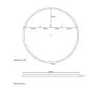 OTTI LED-B-R800 ROUND LED MIRROR WITH SPEAKERS BRONTE 800 STONE FRAME - Urban Designs Bathroom and Kitchen