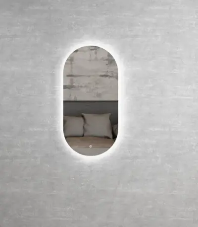 OTTI LED-OV9045N OVAL LED MIRROR NOOSA 900 FRAMELESS - Urban Designs Bathroom and Kitchen