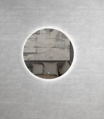 OTTI LED-R800N ROUND LED MIRROR BONDI 800 FRAMELESS - Urban Designs Bathroom and Kitchen