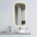 OTTI LED-SQ9045 NEWPORT SOFT SQUARE 900x450 FRAMELESS MIRROR - Urban Designs Bathroom and Kitchen