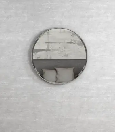OTTI MFM700CH ROUND METAL FRAMED MIRROR LONDON 700 CHROME - Urban Designs Bathroom and Kitchen