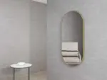 OTTI MFMO1260G OVAL METAL FRAMED MIRROR NOOSA 1200 BRUSHED GOLD - Urban Designs Bathroom and Kitchen