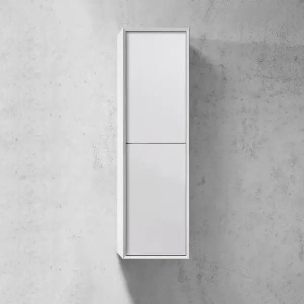 OTTI NSTB NOOSA WALL HUNG TALL BOY 1200 MATTE WHITE - Urban Designs Bathroom and Kitchen