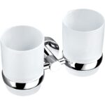 Otus Double Tumbler Holder - Chrome | 8128