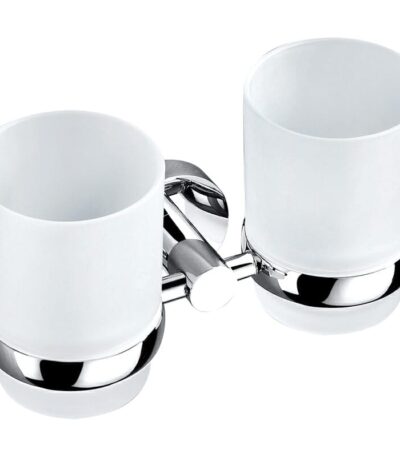Otus Double Tumbler Holder - Chrome | 8128