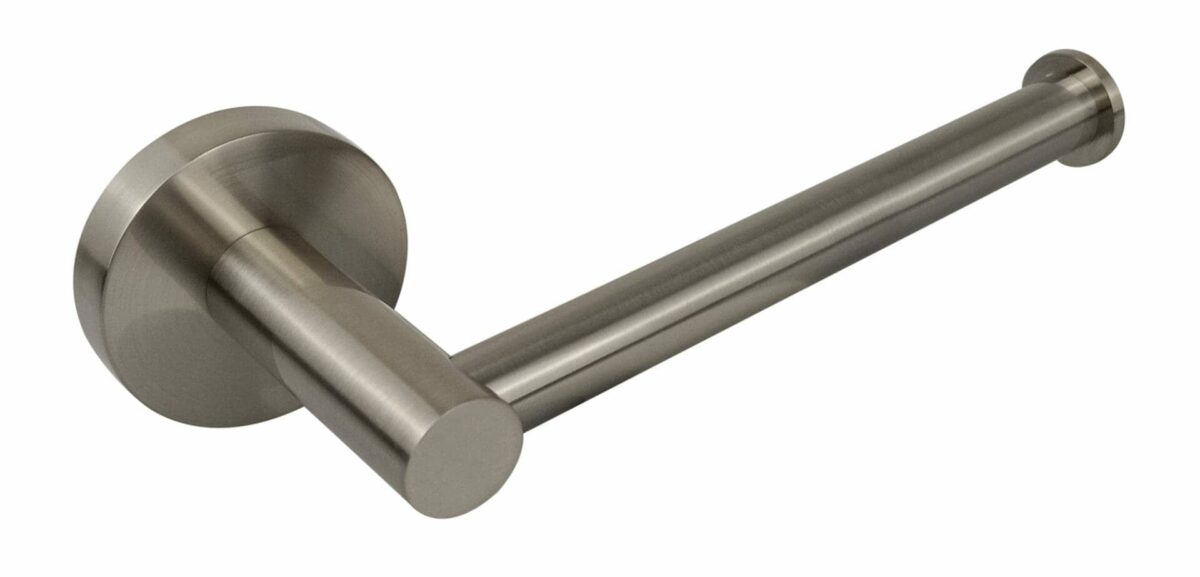 Otus L-Shaped Toilet Roll Holder - Brushed Nickel | 8116A-BN