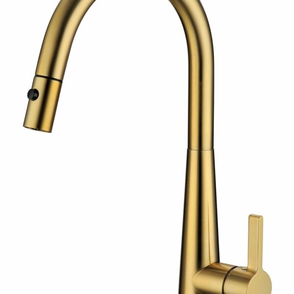 Otus Pull Out Sink Mixer - Brushed Gold | PC1017SB-BG