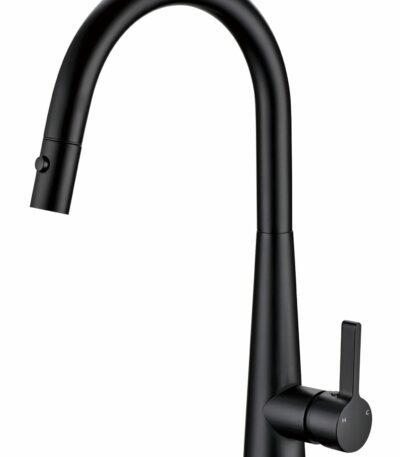 Otus Pull Out Sink Mixer - Matt Black | PC1017SB-B