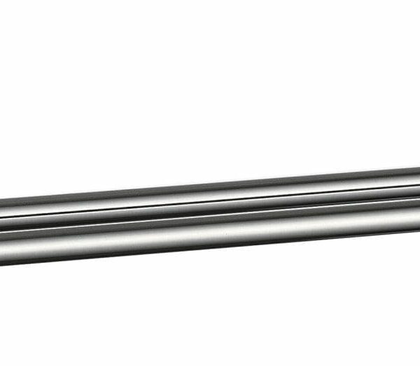 Otus Round Double Towel Rail 600mm - Brushed Nickel | 8111-60-BN