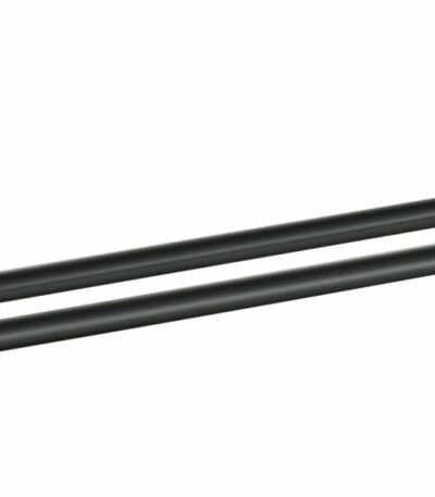 Otus Round Double Towel Rail 750mm - Matt Black | 8111-75-B