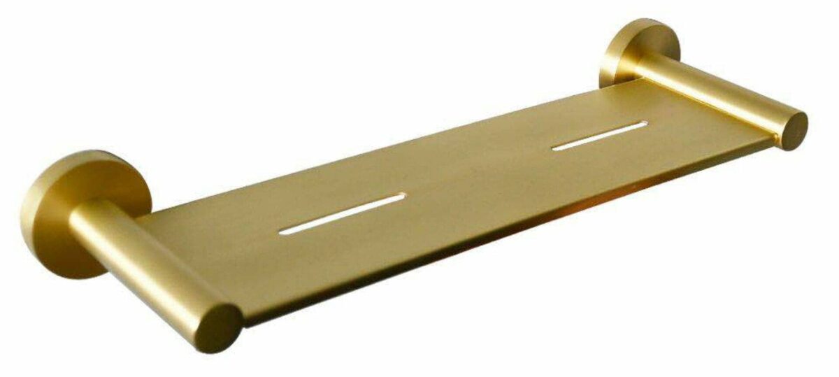 Otus Round Metal Shelf - Brushed Gold | 8127A-BG