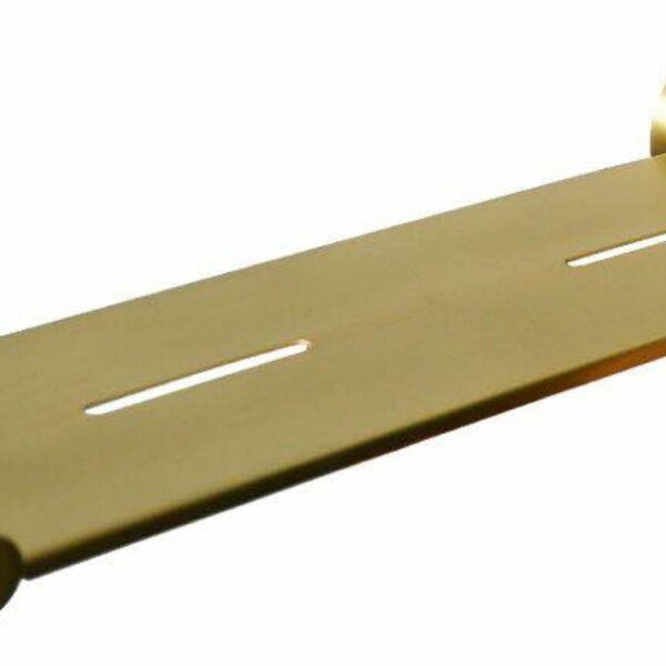 Otus Round Metal Shelf - Brushed Gold | 8127A-BG