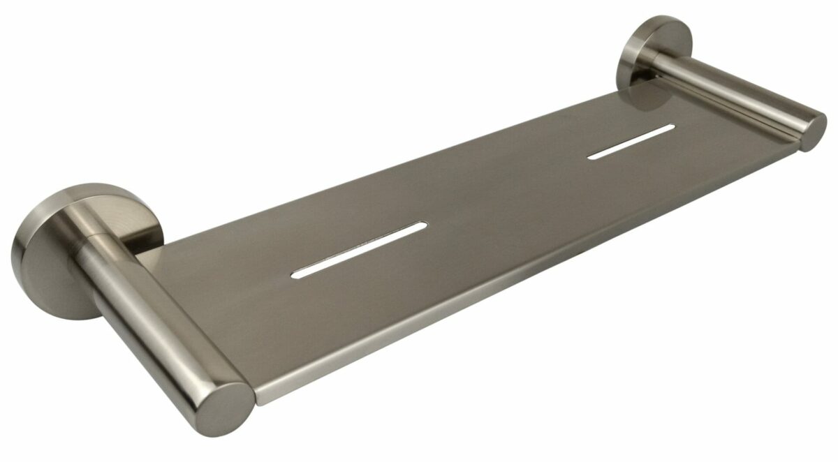 Otus Round Metal Shelf - Brushed Nickel | 8127A-BN