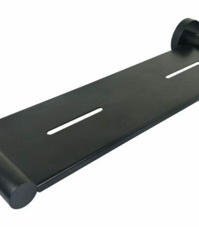 Otus Round Metal Shelf - Matt Black | 8127A-B