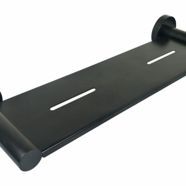 Otus Round Metal Shelf - Matt Black | 8127A-B