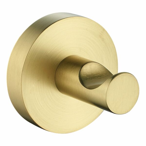 Otus Round Robe Hook - Brushed Gold | 8115-BG