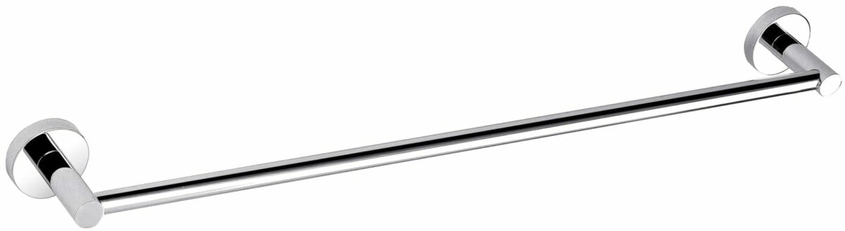 Otus Round Single Towel Rail 600mm - Chrome | 8112-60cm
