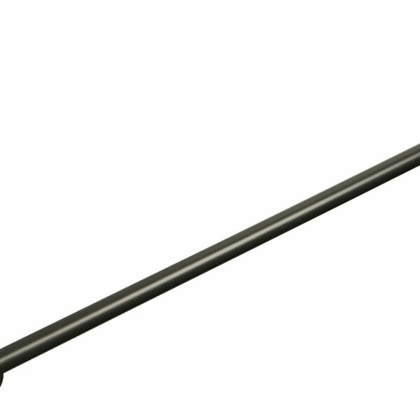 Otus Round Single Towel Rail 600mm - Gunmetal | 8112-60-GM