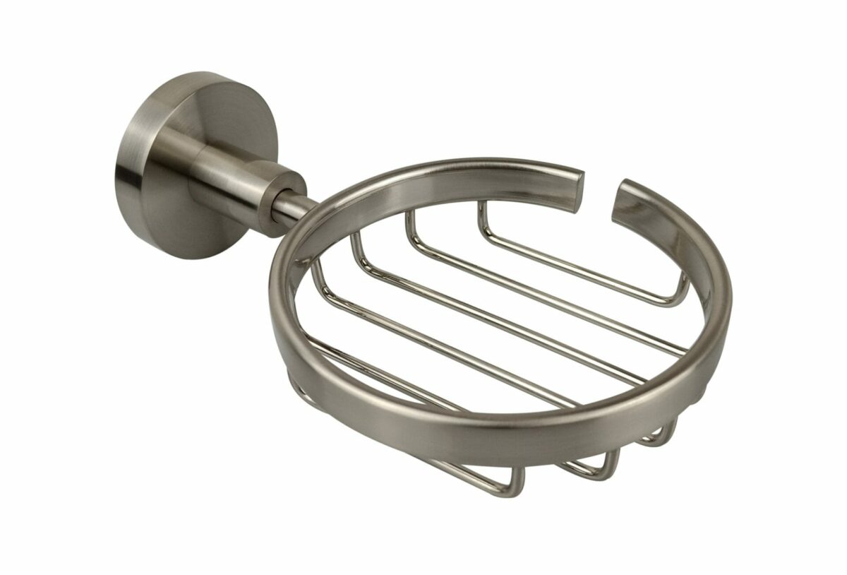 Otus Round Soap Dish - Brushed Nickel | 8124-BN