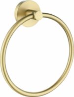 Otus Round Towel Ring - Brushed Gold | 8113-BG