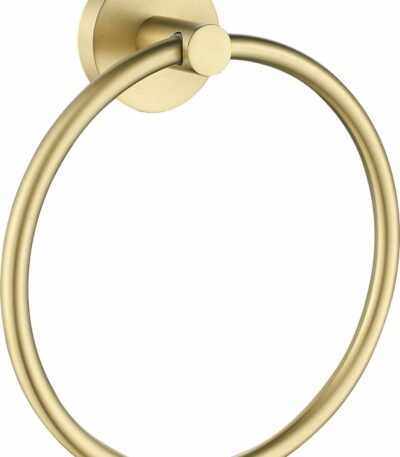 Otus Round Towel Ring - Brushed Gold | 8113-BG