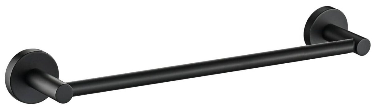 Otus Single Towel Rail 350mm - Matt Black | 8112-35-B