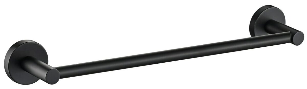 Otus Single Towel Rail 350mm - Matt Black | 8112-35-B