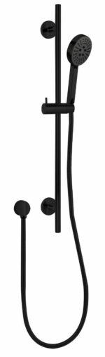 Otus Sliding rail shower set - Matt Black | PSH039-B