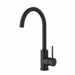Otus Slimline Stainless Steel Sink Mixer - Matt Black | PLC1001SS-MB