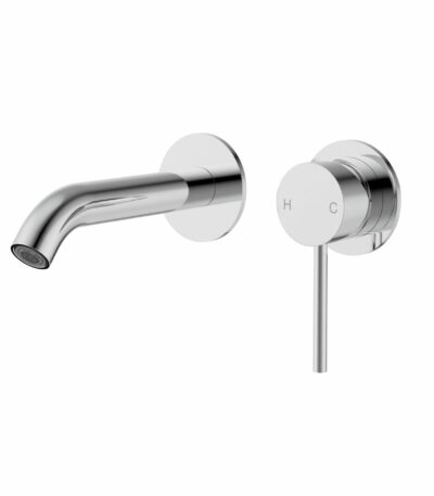 Otus Slimline Stainless Steel Wall Basin Mixer Separate Back Plate Trim Kits - Chrome | PLC3004SS-TK-CH