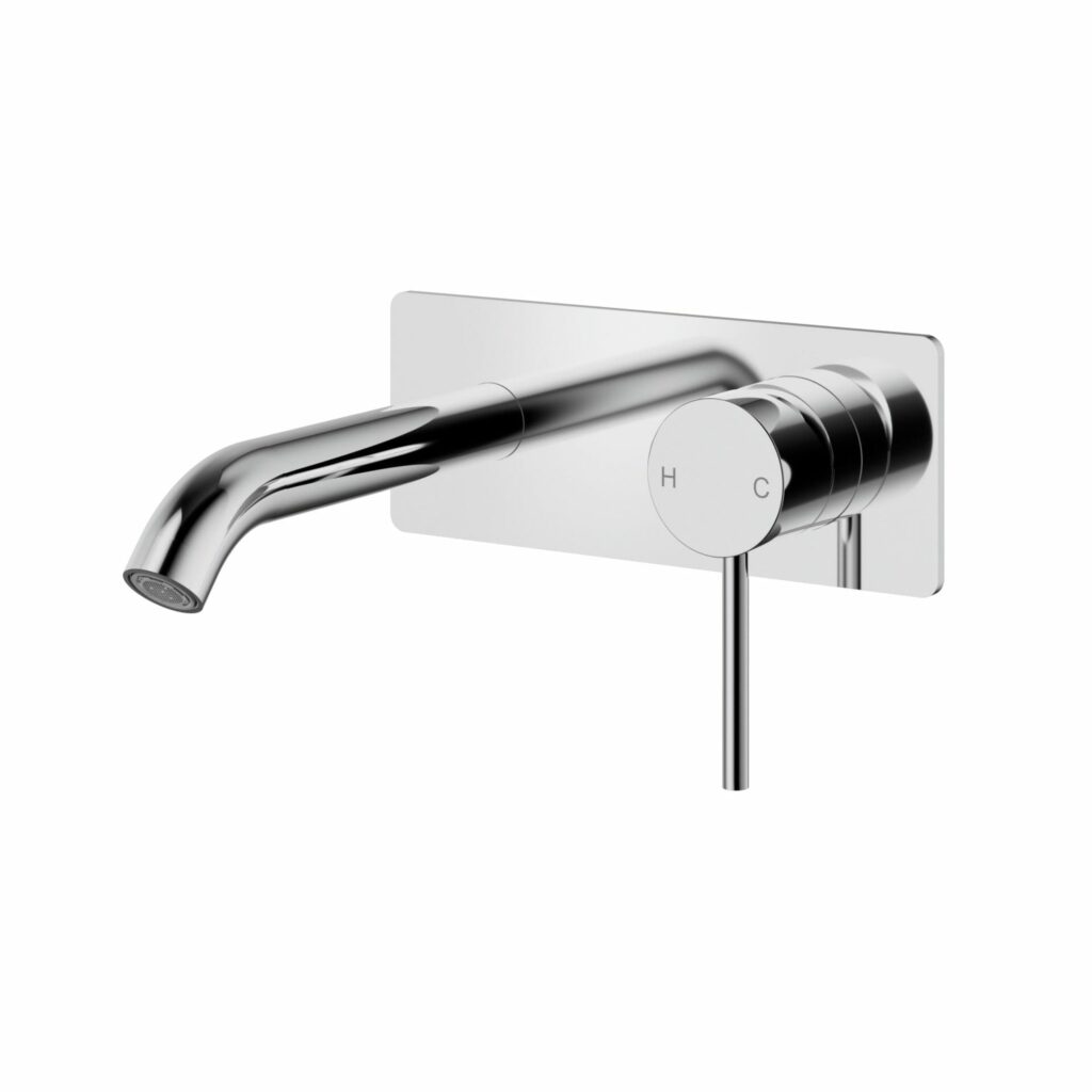 Otus Slimline Stainless Steel Wall Basin Mixer Trim Kits - Chrome | PLC3003SS-TK-CH
