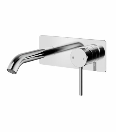 Otus Slimline Stainless Steel Wall Basin Mixer Trim Kits - Chrome | PLC3003SS-TK-CH