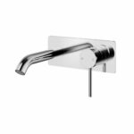 Otus Slimline Stainless Steel Wall Basin Mixer Trim Kits - Chrome | PLC3003SS-TK-CH