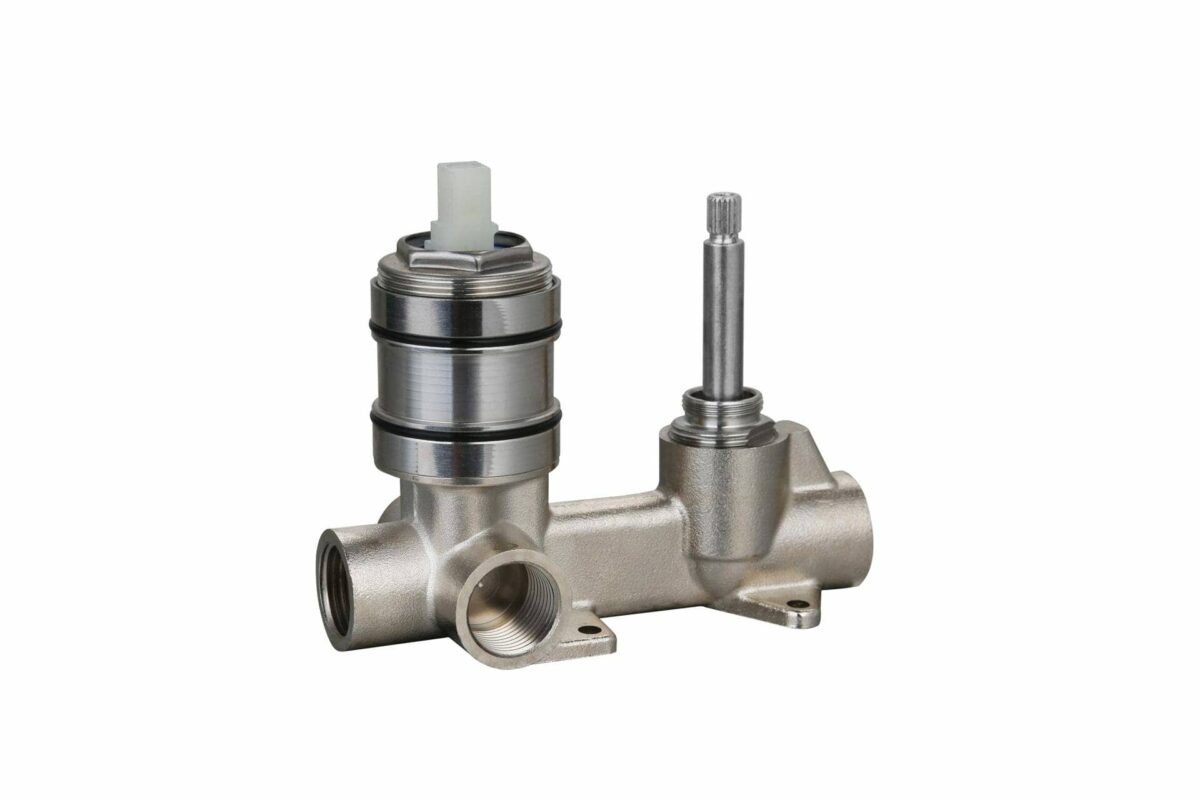 Otus Slimline Stainless Steel Wall Diverter Mixer Rough-in Body | PLC3002SS-BD