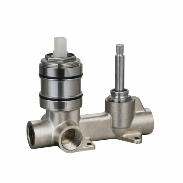 Otus Slimline Stainless Steel Wall Diverter Mixer Rough-in Body | PLC3002SS-BD