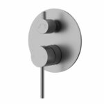 Otus Slimline Stainless Steel Wall Diverter Mixer Trim Kits | PLC3002SS-TK