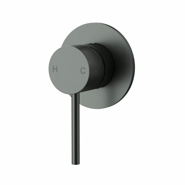 Otus Slimline Stainless Steel Wall Mixer Trim Kits - Gun Metal | PLC3001SS-TK-GM
