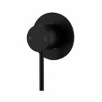 Otus Slimline Stainless Steel Wall Mixer Trim Kits - Matt Black | PLC3001SS-TK-MB