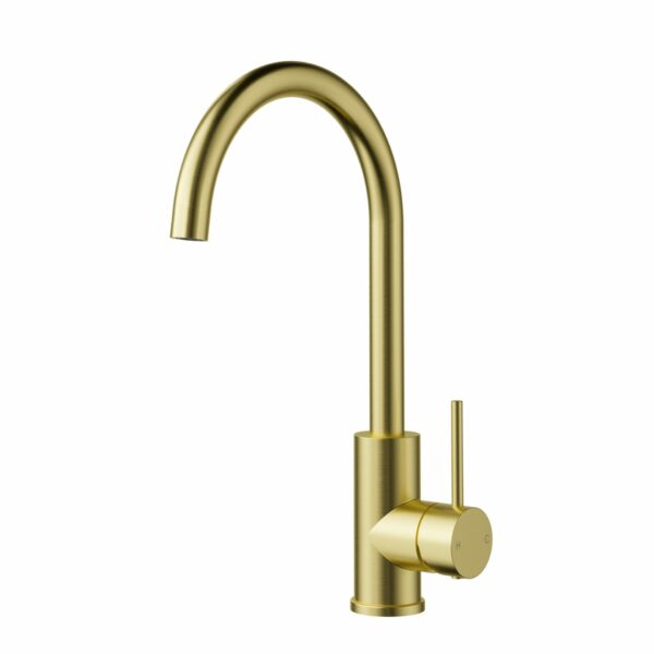 Otus Slimline StainleStainless Steel Sink Mixer - Brushed Gold | PLC1001SS-BG