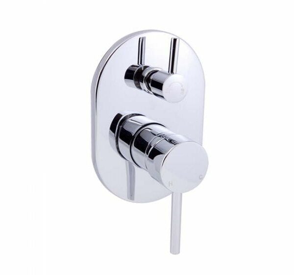 Otus Wall Mixer With Diverter - Chrome | PC3002SB
